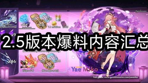原神最新爆料总汇,揭秘游戏新内容与未来走向